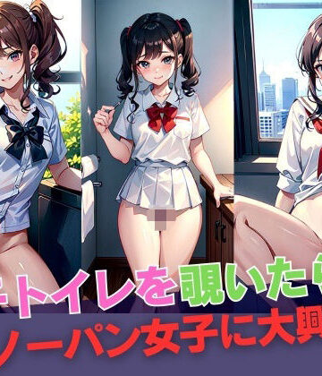 辱め❤女子トイレを覗いたら…ノーパン女子に大興奮！-お買い得AIラボ|評価1.00
