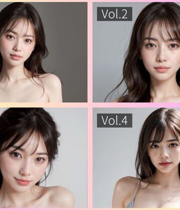 巨乳❤【セット】一ノ瀬有希:AI生成美女カタログ:1〜4巻セット-ゆるふわAI|評価5.00