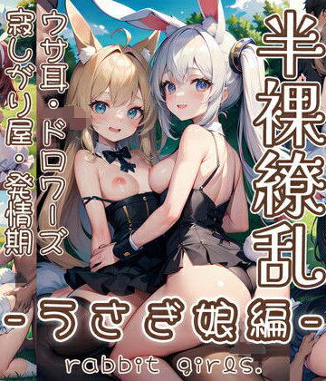 イラスト・CG集❤半裸繚乱 うさぎ娘編-0番のりば|評価