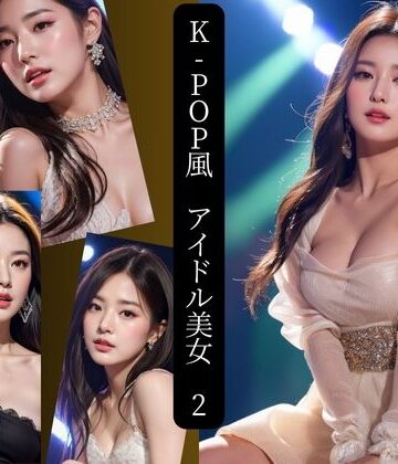 イラスト・CG集❤K-pop風 アイドル美女 2-AIプロデューサー|評価