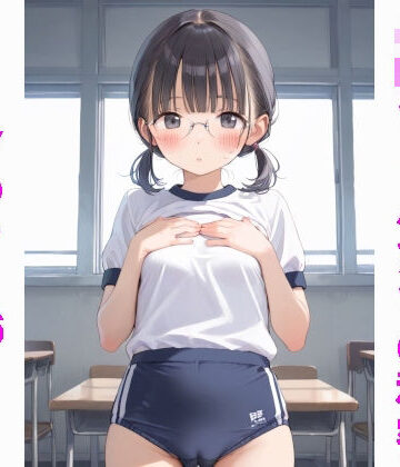 イラスト・CG集❤ツインテ眼鏡〇リJ〇ちゃんたちの秘密ver.6体操服ブルマ編・前編-じぇいまる|評価5.00