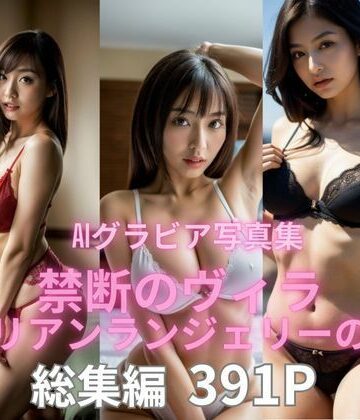 処女❤AIグラビア写真集 禁断のヴィラ イタリアンランジェリーの誘惑 総集編-BAI Publishers|評価