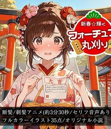 ギャグ・コメディ❤【断髪アニメ＋イラスト集＋ライトノベル】新春☆輝くフォーチュン丸刈り-Hair Salon Alocer|評価
