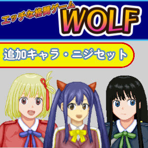 音声付き❤ニジセット〜エッチなアップデート型格闘ゲーム追加キャラセット-WOLF|評価