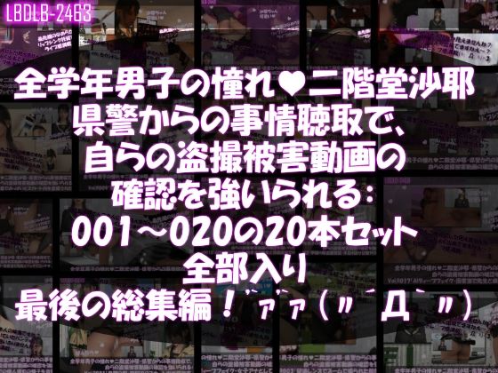3DCG❤【△500●500】学業成績学年一位の二階堂沙耶・県警からの事情聴取で、自らの盗撮被害動画の確認を強いられる:Vol.R001-020までのシリーズ20本セット全部入り総集編！-Libido-Labo|評価