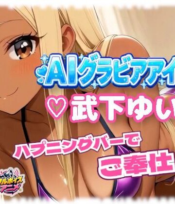 巨乳❤AIグラビアアイドル「武下ゆい」が「ハプニングバー」でご奉仕デビュー！！-1億年LOVE|評価