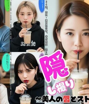 辱め❤カフェ店員の隠し撮り写真 〜美人の唇とストロー〜-あらぶるま18＋|評価