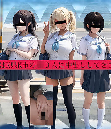 中出し❤今回はK県K市のJK3人に中出ししてきました。-テグラユウキ|評価